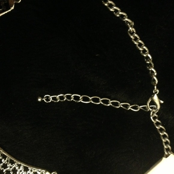 Silver Collar Necklace - Picture 2 of 2