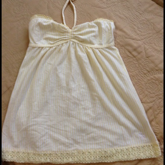 AF light yellow cute top