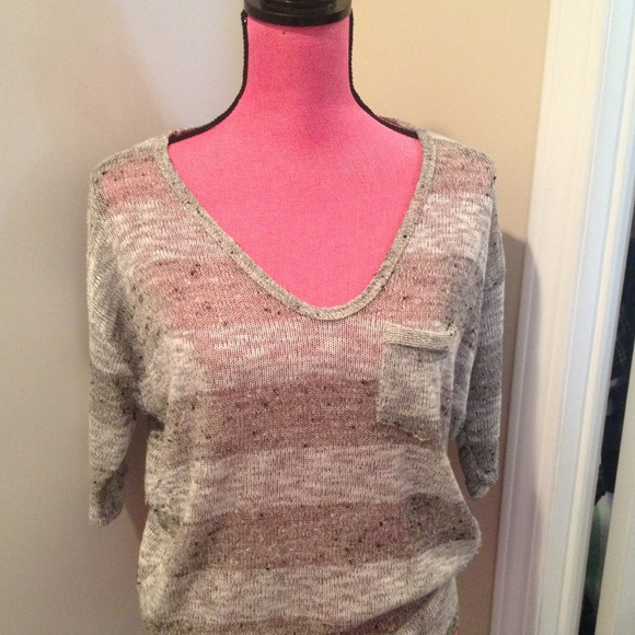 Stripped knitted shirt . - Picture 4 of 4