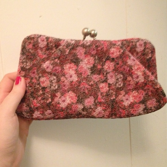 Small floral clutch