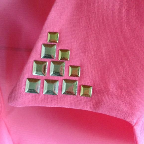 Studded pink sheer top💖🎀BUNDLED🎀 - Picture 2 of 4