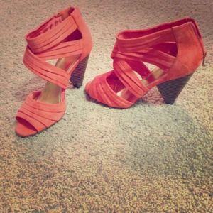 Coral H&M heels! Never worn!