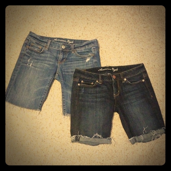 2 American Eagle Denim Shorts $18!!