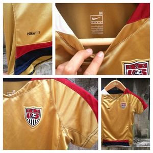 Nike US soccer jersey.