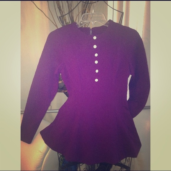 Long Sleeve Purple Top