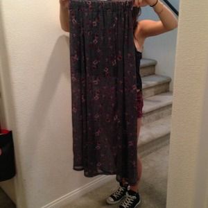 Floral Brandy Melville Maxi Skirt- HOLD