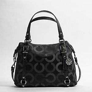 Coach Op Art Sateen Multiple Alexandra purse