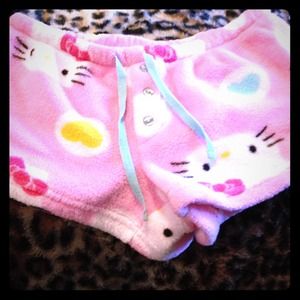 Hello kitty pajama shorts