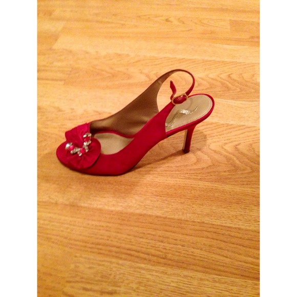 fuchsia sling back heel - Picture 2 of 2