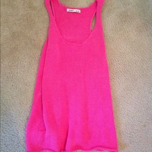 Pink tank top