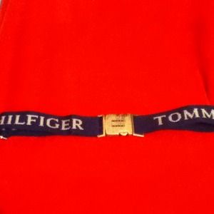 Tommy Hilfiger  vintage belt silver buckle