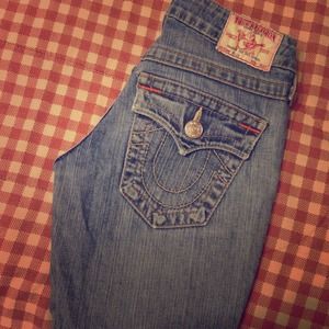 True religion size 25 jeans