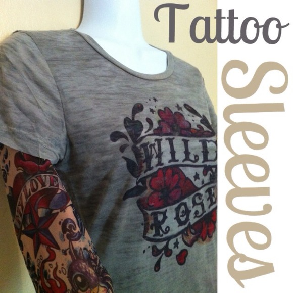 50% Off- Tattoo Sleeved T-Shirt
