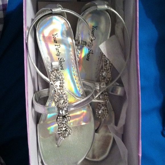 Party shoes, silver