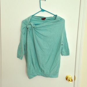 Light blue colored top