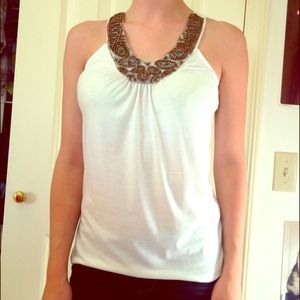 Beaded tank.