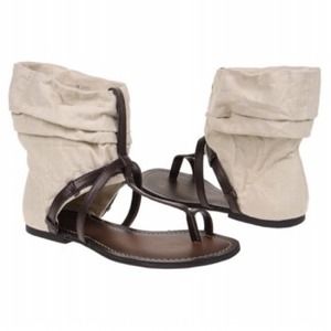 Never Worn Mia Heiress Chino Canvas Sandal