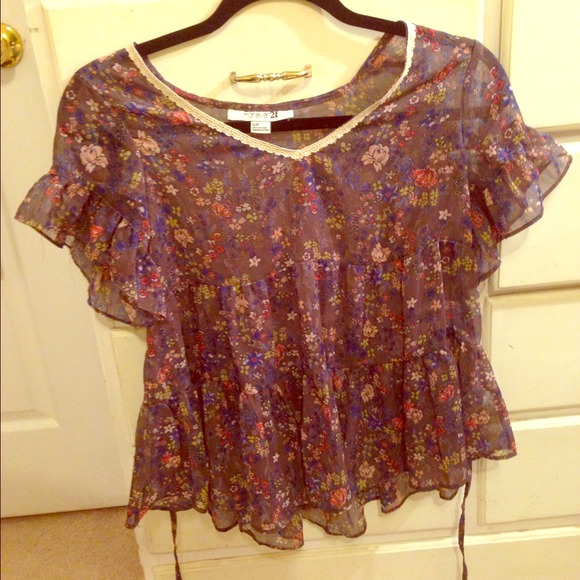 ⬆️sold⬆️Sheer chiffon baby doll