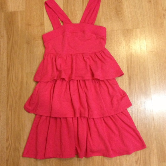 AUTHENTIC bebe RUFFLE DRESS - Picture 2 of 4