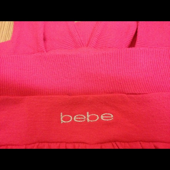 AUTHENTIC bebe RUFFLE DRESS - Picture 3 of 4