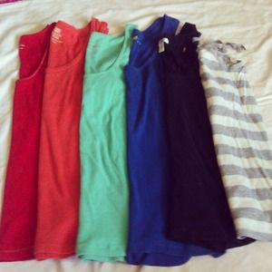 Lot of 5 Tank Tops