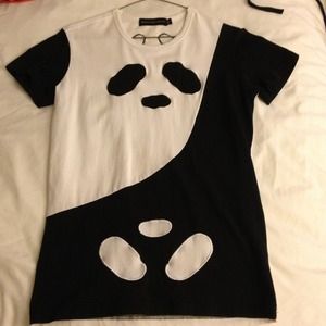 ☀100% Pure cotton Panda Tee!