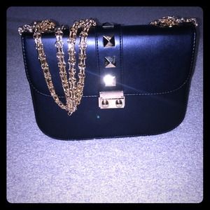 Black Studded Purse