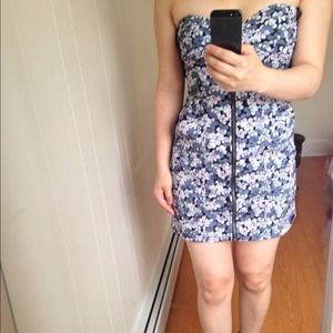 Flower print dress