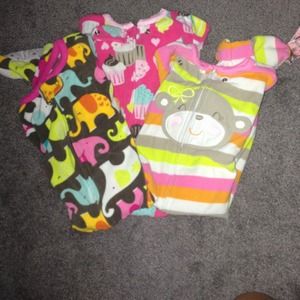 🎀Bundle🎀3 pairs carter pajamas/juicy charm