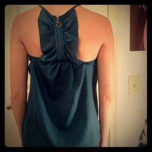 Exposed zipper tank!