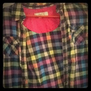 Arizona button up checkered flannel