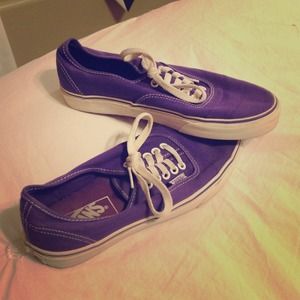 Vans- purple sneakers