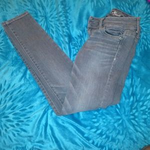Grey super skinny American eagle jeans