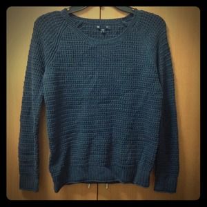 Navy knit sweater