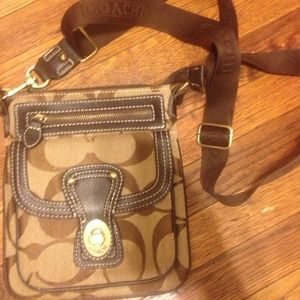 Coach messenger bag.