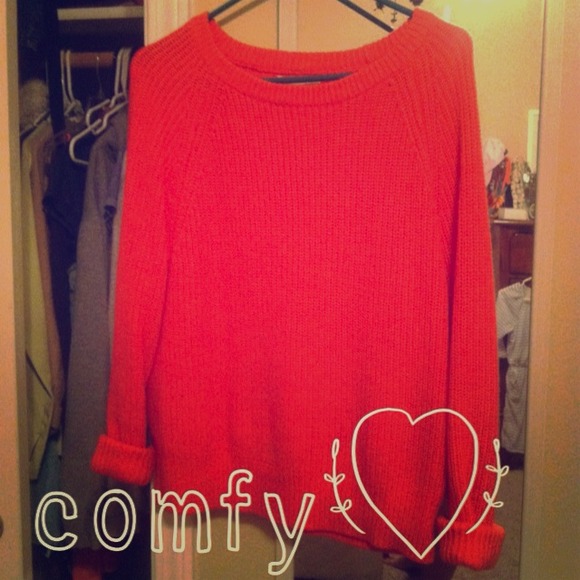 Orange sweater
