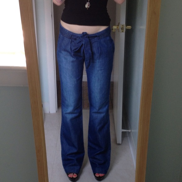 🚩🌟NEW ITEM🌟Drawstring straight leg jeans