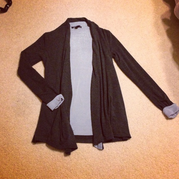 💢BUNDLED 💢Warm Two Cardigan (Smokey Grey & Blue)