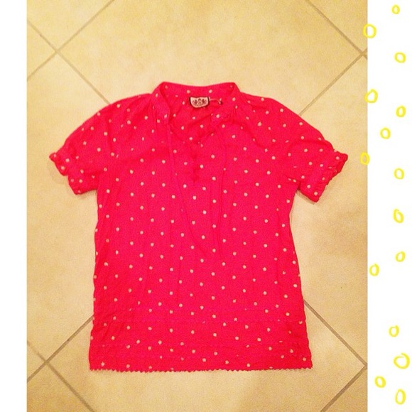 Juicy Couture Polka Dot Blouse - Picture 1 of 3