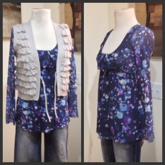 Sweet Pea Patterned Top - Picture 3 of 4