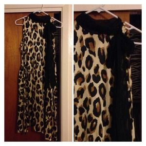 Traded! Silk leopard dress