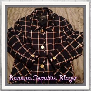Banana Republic gold button blazer/jacket