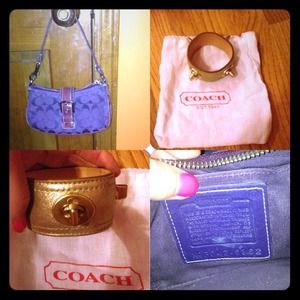 💕COACH BUNDLE!!! One purse and one bracelet!