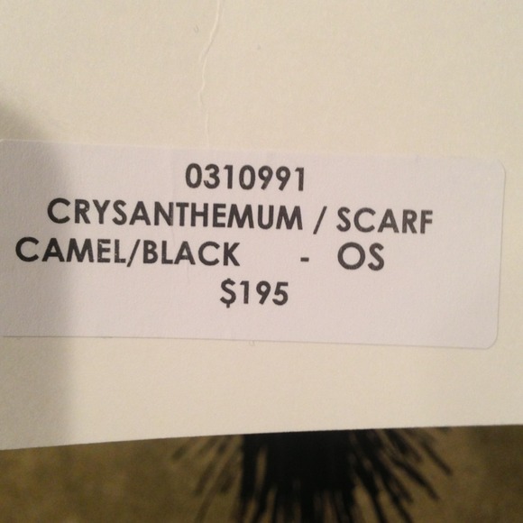 💥Reduced again!💥Lovely Black & Tan fringed scarf - Picture 4 of 4