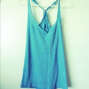 Handmade light blue high low shirt :)