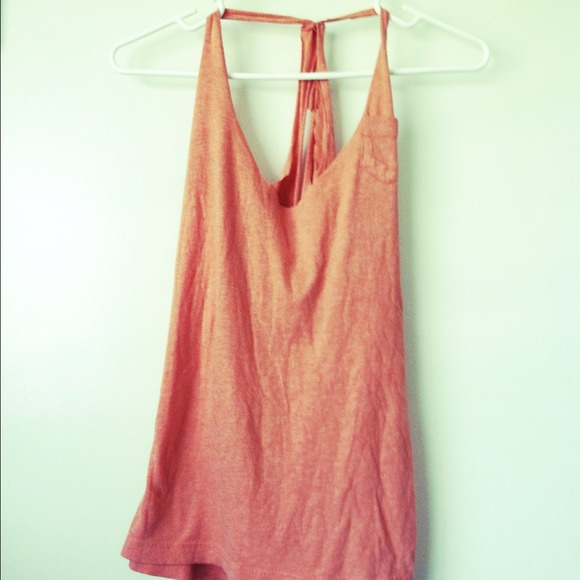 Orange organic High low shirt
