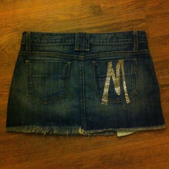 Marciano Denim Mini Skirt - Picture 3 of 4