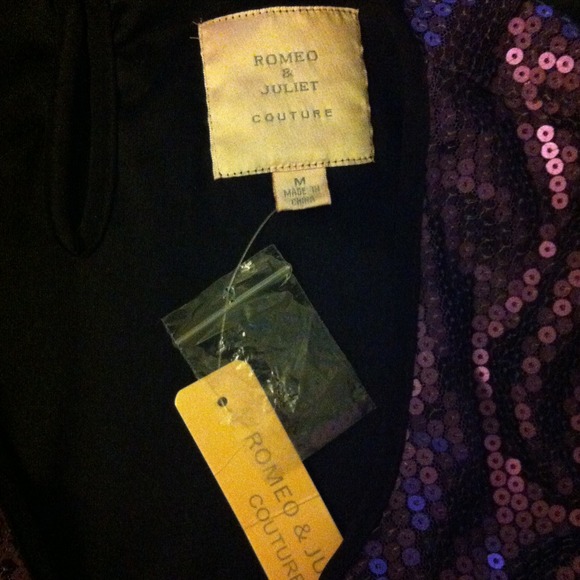 Purple Sequin Top - Picture 3 of 3