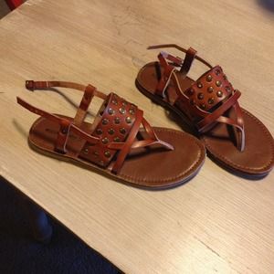 Brown Mossimo Supply sandals