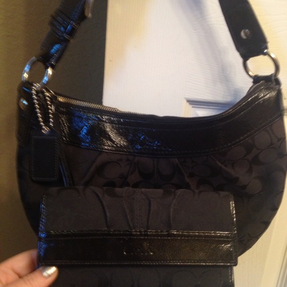 Coach black purse set  Quick sale price reduced